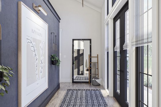 Interior - Entry 1 for Barndominium House Plan #455-662 - 3 bed, 2 bath