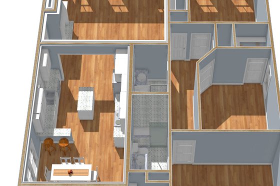 Interior - Other 1 for Craftsman House Plan #44-232 - 3 bed, 2 bath