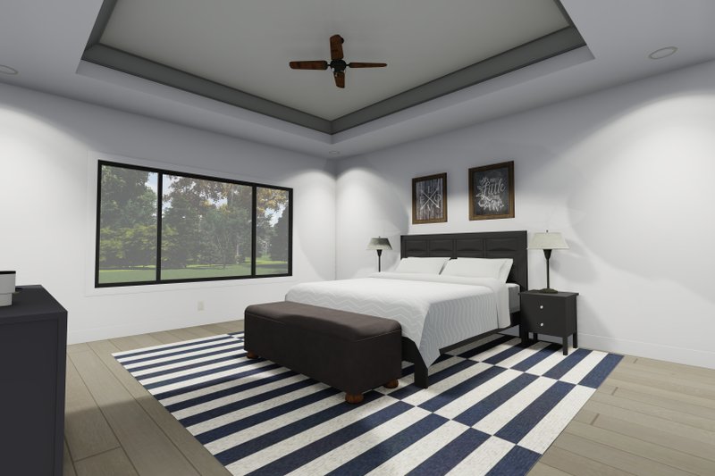 Home Plan - Interior - Master Bedroom for Ranch House Plan #1069-23 - 3 bed, 2 bath