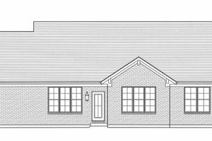 Exterior - Rear Elevation for Craftsman House Plan #46-524 - 3 bed, 2 bath
