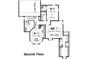 European Style House Plan - 3 Beds 2.5 Baths 2023 Sq/Ft Plan #312-124 