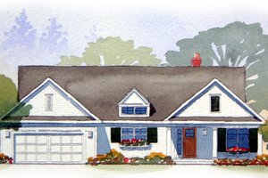 Traditional Exterior - Front Elevation Plan #901-47