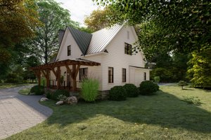 Exterior - Front Elevation 3 for Southern House Plan #1094-4 - 4 bed, 3.5 bath