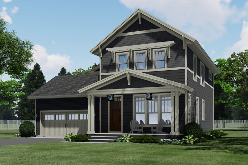 Dream House Plan - Exterior - Front Elevation 5 for Craftsman House Plan #51-1187 - 3 bed, 2.5 bath