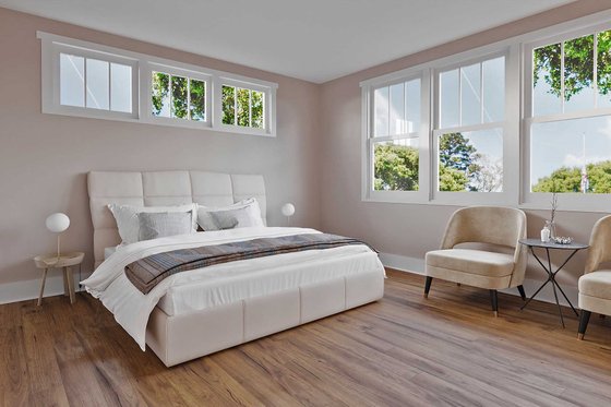 Interior - Master Bedroom for Craftsman House Plan #461-84 - 4 bed, 3.5 bath