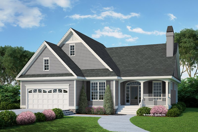 Home Plan - Ranch Exterior - Front Elevation Plan #929-558
