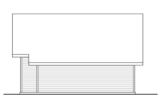 Exterior - Other Elevation 1 for Traditional House Plan #124-799, 0 bath