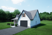 Craftsman Style House Plan - 3 Beds 2.5 Baths 1933 Sq/Ft Plan #1116-18 Exterior 