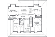 Southern Style House Plan - 4 Beds 2.5 Baths 2416 Sq/Ft Plan #54-119 