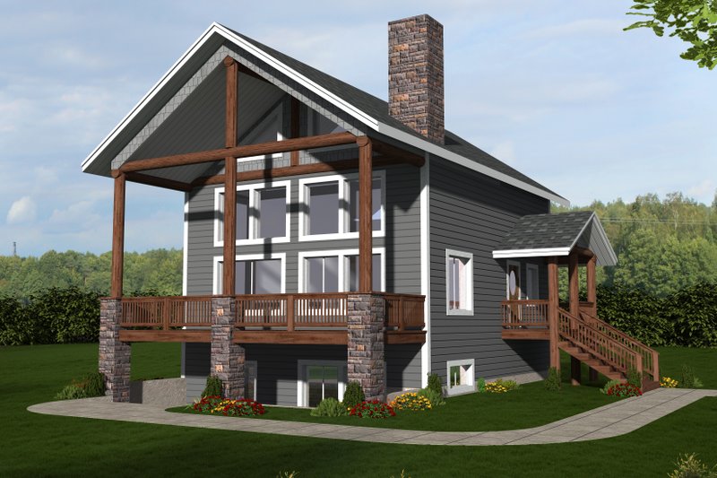 Dream House Plan - Craftsman Exterior - Front Elevation Plan #117-928