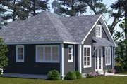 Cottage Style House Plan - 2 Beds 2 Baths 1049 Sq/Ft Plan #513-2356 Exterior 