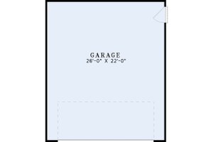 Floor Plan - Main Floor for Traditional House Plan #17-2584, 0 bath