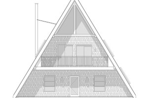 Exterior - Front Elevation 4 for Cottage House Plan #1114-33 - 4 bed, 3 bath