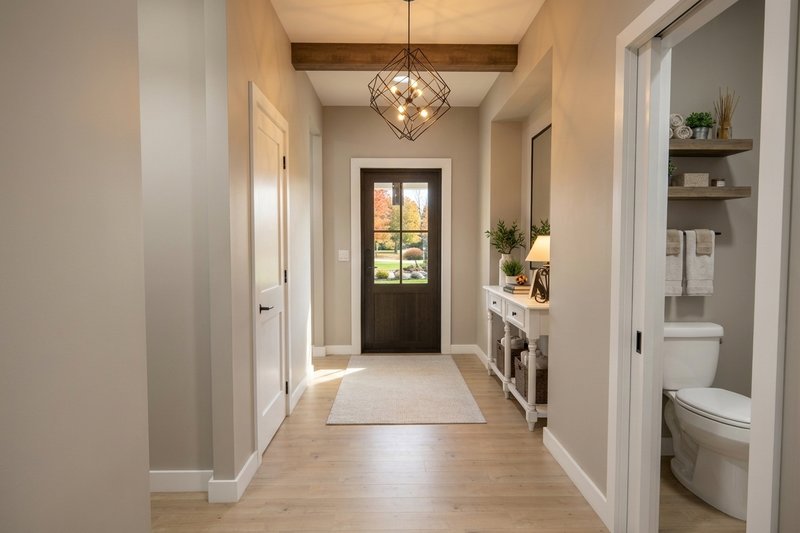 House Plan Design - Interior - Entry 1 for Farmhouse House Plan #51-1520 - 3 bed, 2.5 bath
