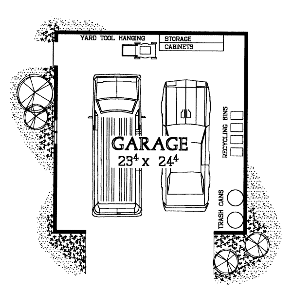 Mediterranean Floor Plan - Main Floor Plan #72-289