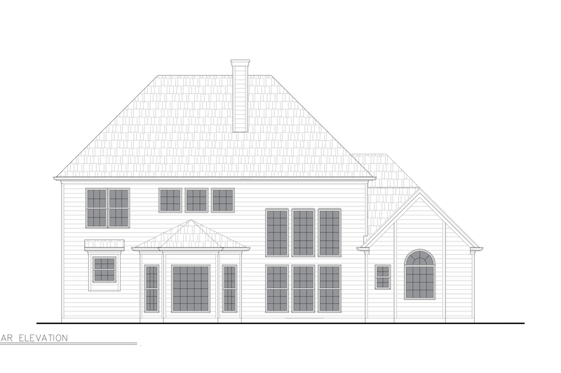 Dream House Plan - Exterior - Other Elevation 1 for Traditional House Plan #54-730 - 4 bed, 2.5 bath