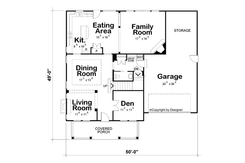 Home Plan - Floor Plan - Upper Floor for Traditional House Plan #20-1841 - 4 bed, 4 bath