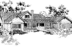 Traditional Exterior - Front Elevation Plan #60-160
