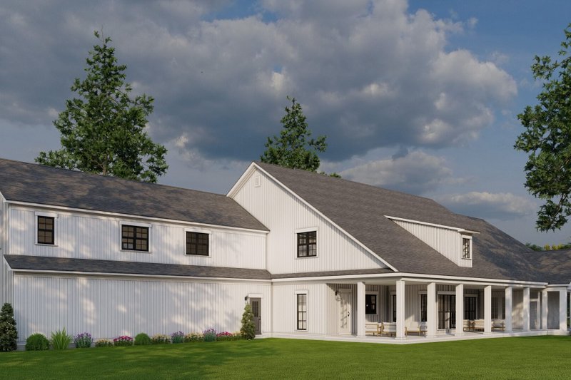 House Design - Exterior - Other Elevation 1 for Farmhouse House Plan #923-429 - 5 bed, 6.5 bath