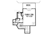 European Style House Plan - 3 Beds 3 Baths 2545 Sq/Ft Plan #40-217 
