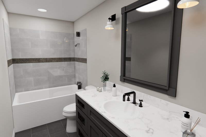 Home Plan - Interior - Bathroom for Modern House Plan #51-1281 - 5 bed, 3.5 bath