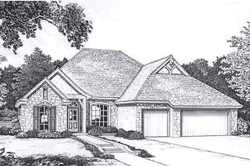 Traditional Style House Plan - 3 Beds 2.5 Baths 1944 Sq/Ft Plan #310-911