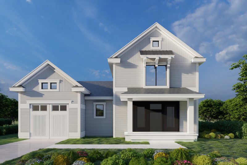 Dream House Plan - Farmhouse Exterior - Front Elevation Plan #112-178