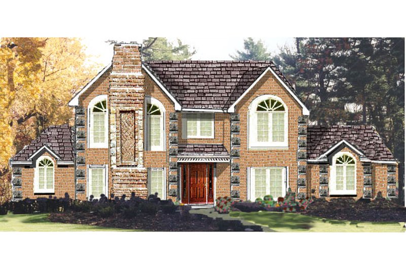 Home Plan - Country Exterior - Front Elevation Plan #3-328