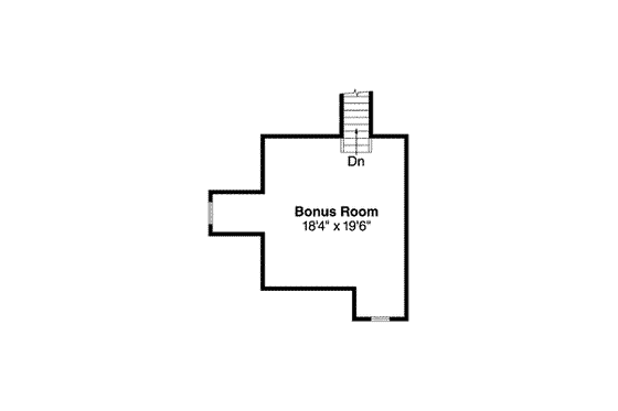 Floor Plan - Other Floor for Craftsman House Plan #124-418 - 4 bed, 3 bath