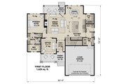 Bungalow Style House Plan - 4 Beds 3.5 Baths 2500 Sq/Ft Plan #51-1372 