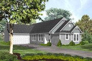Traditional Style House Plan - 2 Beds 2.5 Baths 1745 Sq/Ft Plan #50-133 