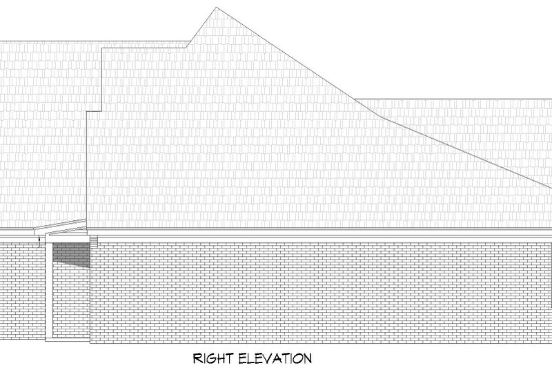 Dream House Plan - Exterior - Other Elevation 1 for Colonial House Plan #932-1146 - 5 bed, 3.5 bath