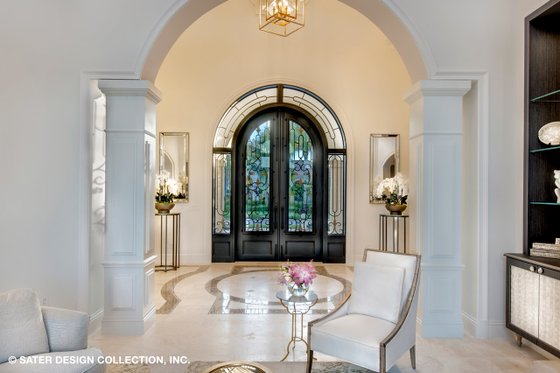 Interior - Entry for European House Plan #930-510 - 4 bed, 4.5 bath