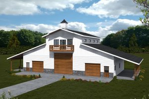 Farmhouse Exterior - Front Elevation Plan #117-1003
