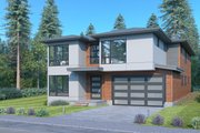 Modern Style House Plan - 3 Beds 4.5 Baths 3566 Sq/Ft Plan #1066-154 