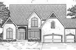 Traditional Exterior - Front Elevation Plan #6-152