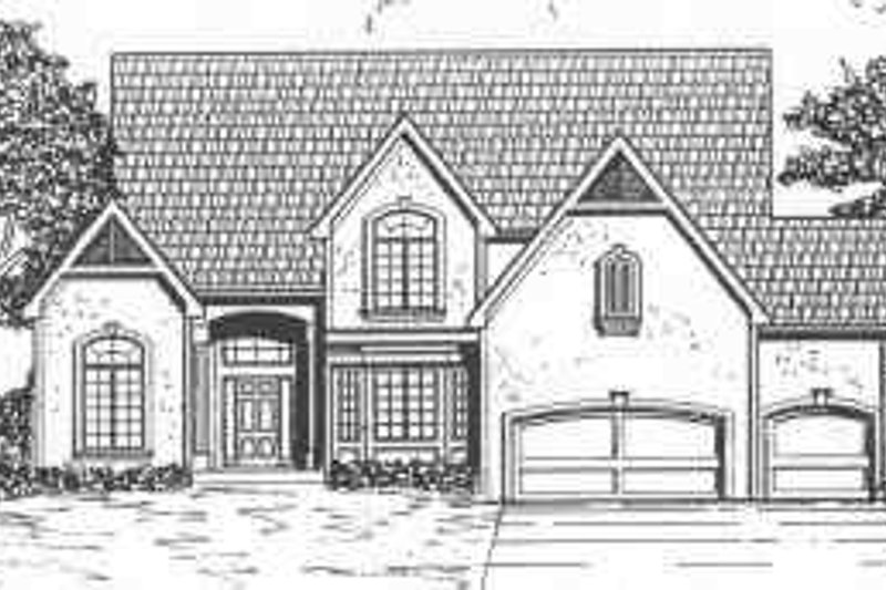 Traditional Style House Plan - 4 Beds 3.5 Baths 3306 Sq/Ft Plan #6-152