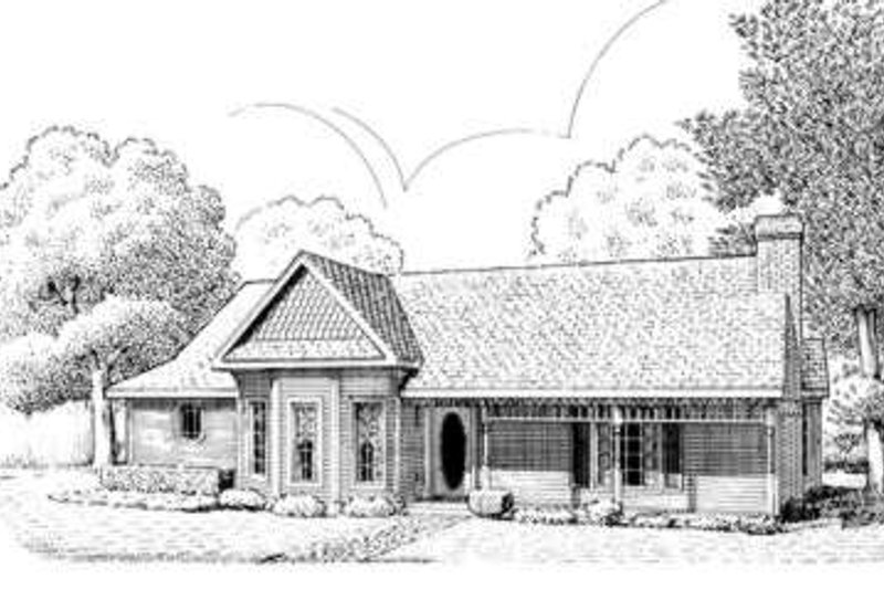 Home Plan - Victorian Exterior - Front Elevation Plan #410-335