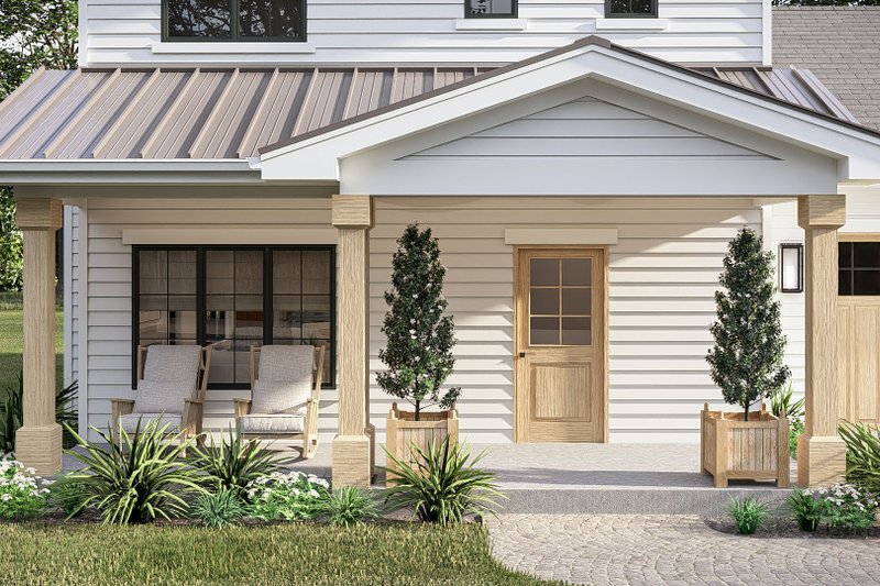 House Blueprint - Exterior - Other Elevation 1 for Traditional House Plan #455-786 - 3 bed, 2.5 bath