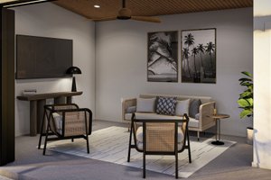 Interior - Other 1 for Modern House Plan #455-469, 1 bath