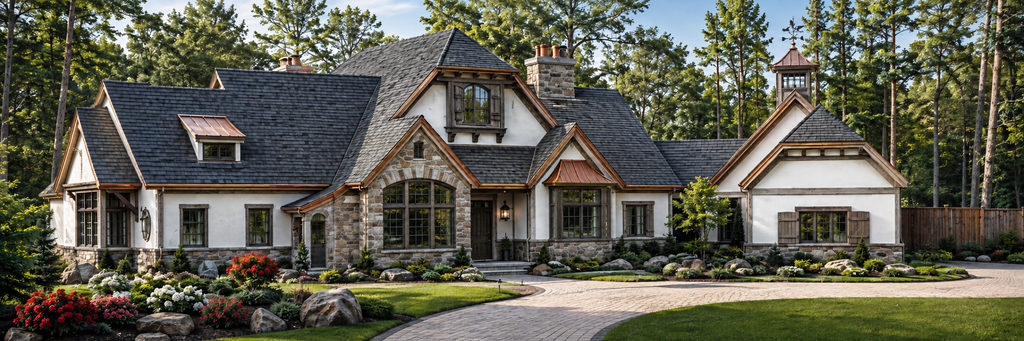 Exterior - Front Elevation 2 for Country House Plan #928-73 - 4 bed, 4 bath