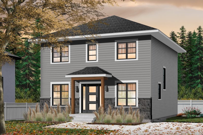 Home Plan - Traditional Exterior - Front Elevation Plan #23-2306