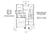 Prairie Style House Plan - 2 Beds 2.5 Baths 1469 Sq/Ft Plan #1100-15 