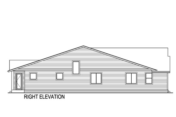 Exterior - Other Elevation 1 for Country House Plan #569-77 - 3 bed, 3 bath