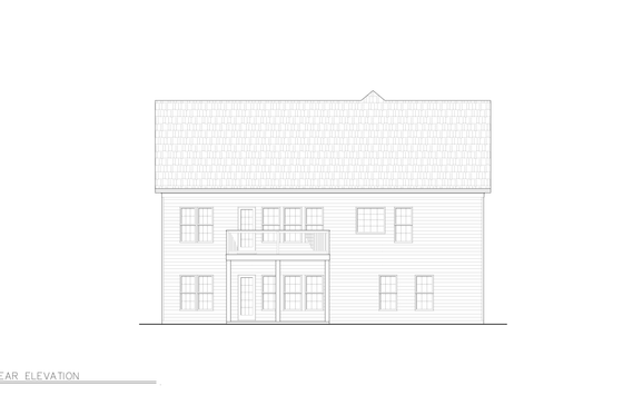 Exterior - Other Elevation 1 for European House Plan #119-274 - 3 bed, 2 bath