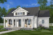 Farmhouse Style House Plan - 2 Beds 2 Baths 1004 Sq/Ft Plan #51-1446 Exterior 