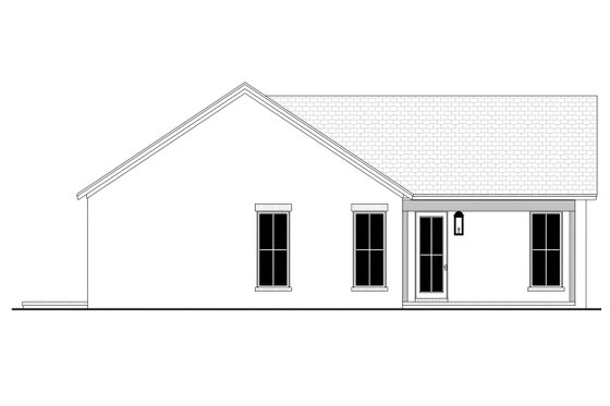 Exterior - Other Elevation for Traditional House Plan #430-310 - 2 bed, 2 bath
