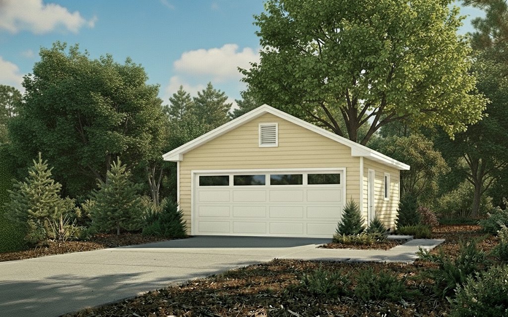 Exterior - Front Elevation 2 for Traditional House Plan #22-560, 0 bath