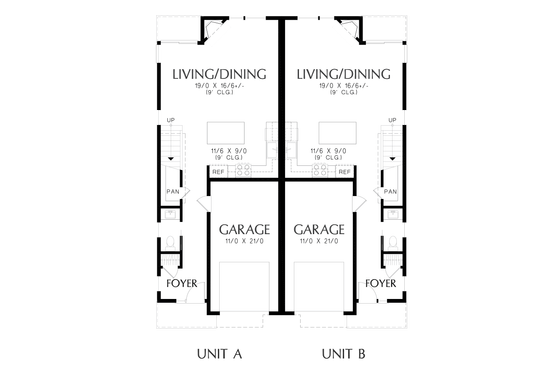 Floor Plan - Main Floor for Contemporary House Plan #48-1112 - 6 bed, 4.5 bath