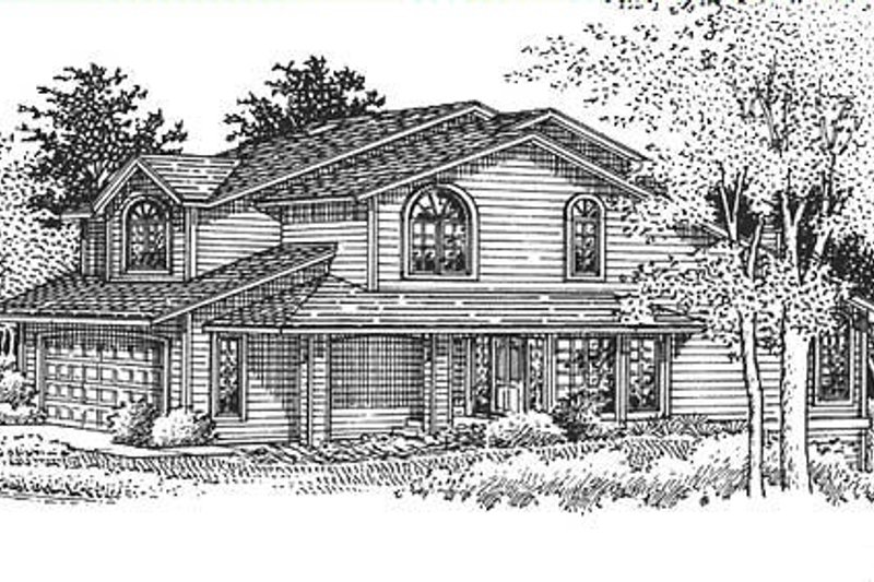 Bungalow Style House Plan - 4 Beds 0 Baths 2584 Sq/Ft Plan #320-153